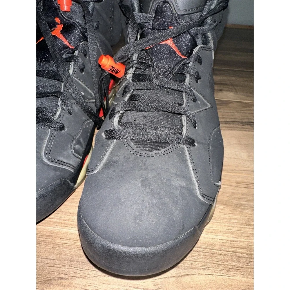 Size‎ 11 - Jordan 6 Retro Men's Black Infrared With Box (384664-060)